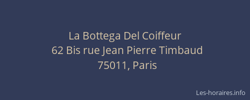 La Bottega Del Coiffeur