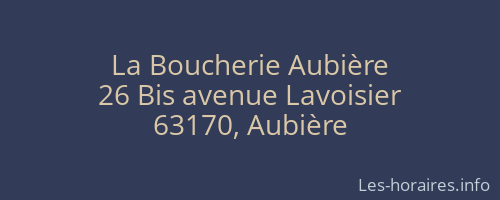 La Boucherie Aubière