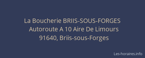 La Boucherie BRIIS-SOUS-FORGES