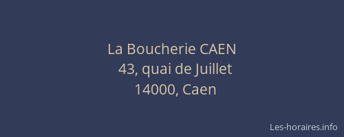 La Boucherie CAEN