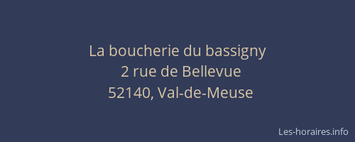 La boucherie du bassigny