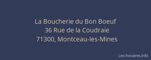 La Boucherie du Bon Boeuf
