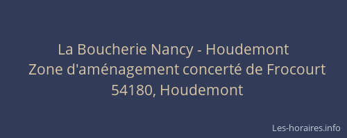 La Boucherie Nancy - Houdemont