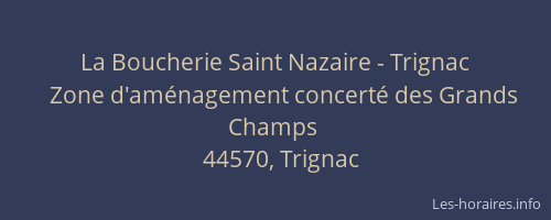 La Boucherie Saint Nazaire - Trignac