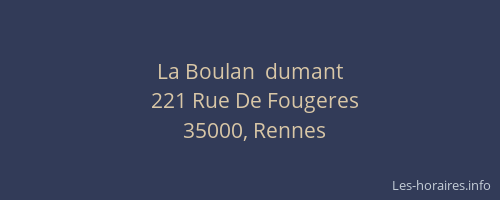 La Boulan  dumant