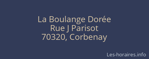 La Boulange Dorée