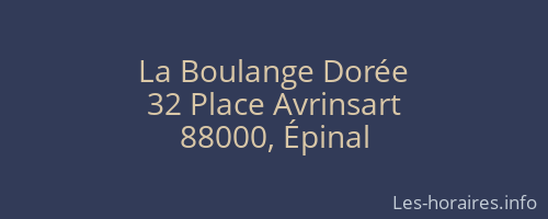 La Boulange Dorée