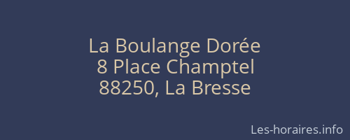 La Boulange Dorée