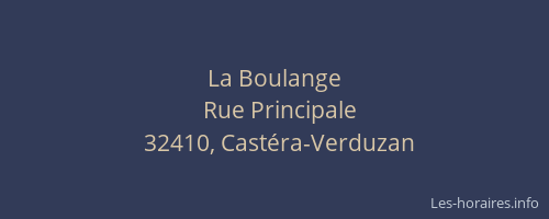 La Boulange