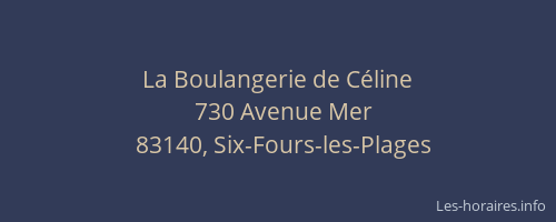 La Boulangerie de Céline