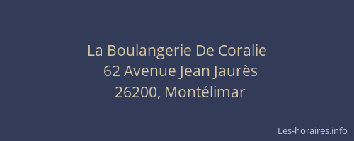 La Boulangerie De Coralie