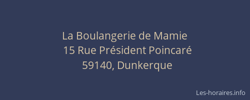 La Boulangerie de Mamie