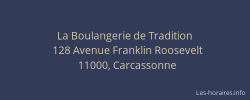 La Boulangerie de Tradition