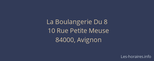 La Boulangerie Du 8