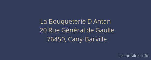 La Bouqueterie D Antan