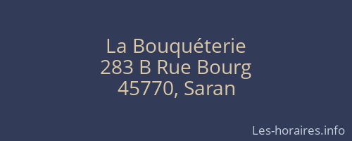 La Bouquéterie