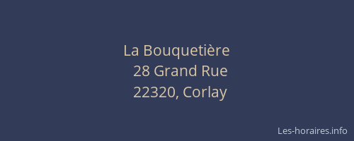 La Bouqueti&egrave;re