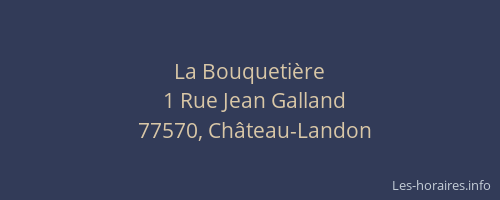 La Bouquetière