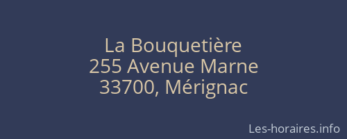 La Bouquetière