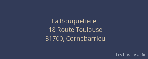 La Bouquetière