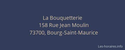 La Bouquetterie