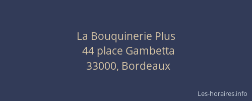 La Bouquinerie Plus