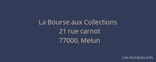 La Bourse aux Collections