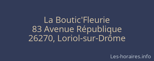 La Boutic'Fleurie