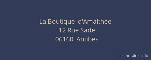 La Boutique  d'Amalthée