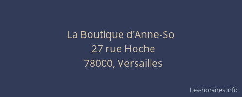 La Boutique d'Anne-So
