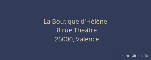 La Boutique d'Hélène