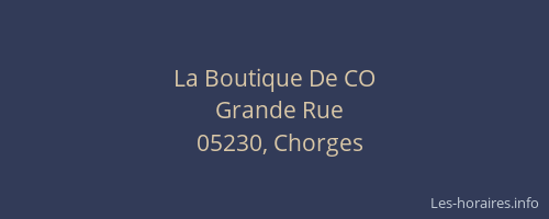 La Boutique De CO
