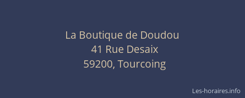 La Boutique de Doudou