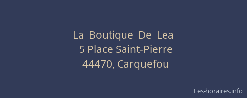 La  Boutique  De  Lea