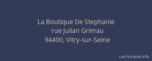 La Boutique De Stephanie