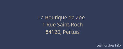 La Boutique de Zoe