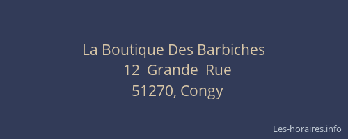 La Boutique Des Barbiches