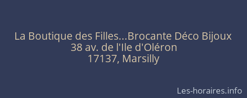 La Boutique des Filles...Brocante Déco Bijoux