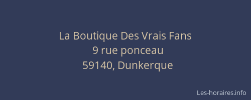 La Boutique Des Vrais Fans