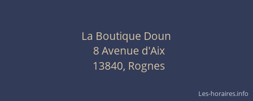 La Boutique Doun