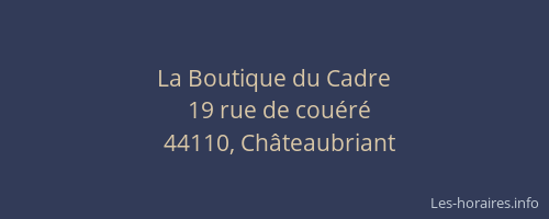 La Boutique du Cadre