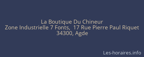 La Boutique Du Chineur