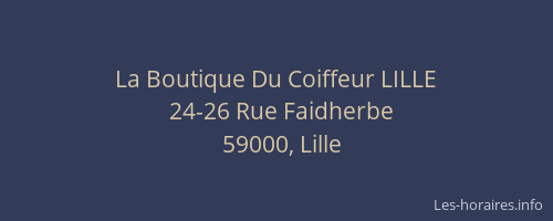 La Boutique Du Coiffeur LILLE