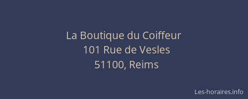 La Boutique du Coiffeur