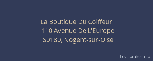 La Boutique Du Coiffeur
