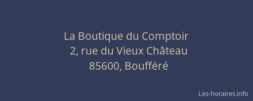 La Boutique du Comptoir