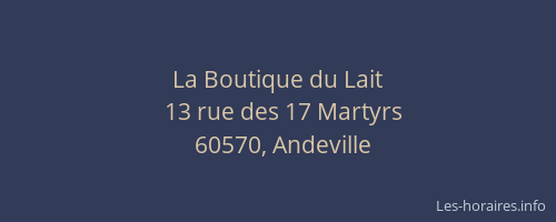 La Boutique du Lait