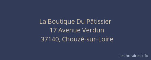 La Boutique Du P&acirc;tissier