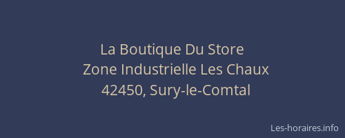 La Boutique Du Store