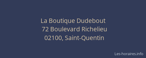 La Boutique Dudebout